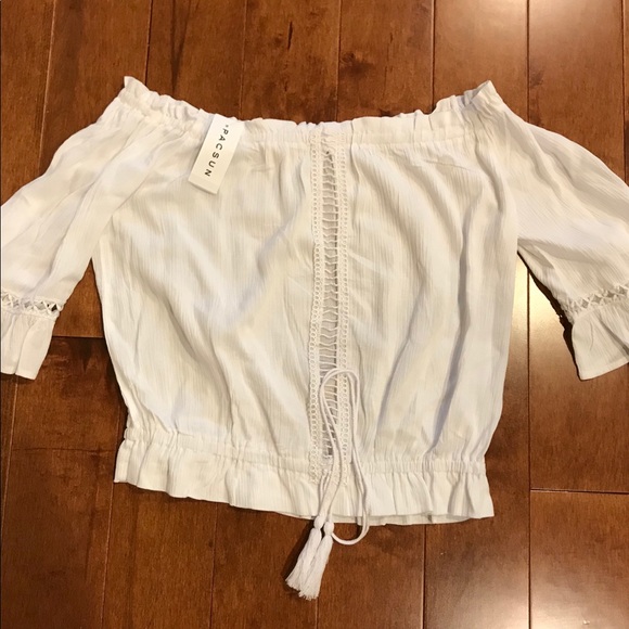 PacSun Tops - NWT off the shoulder pacsun top